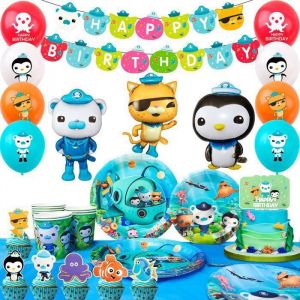 Décoration de Fête danniversaire et Sets de Table Octonauts Decoration Anniversaire Octonauts Nappes Banderoles Ballons