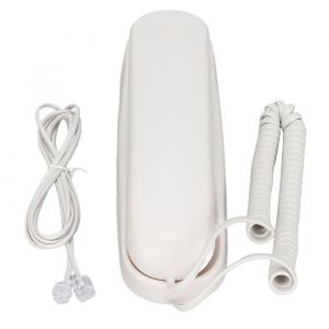 T&eacute;l&eacute;phone fixe mural S-5A T&eacute;l&eacute;phone filaire FSK DTMF Fonction syst&egrave;me double Fonction pause Fonction muet pour le bureau &agrave; domicile