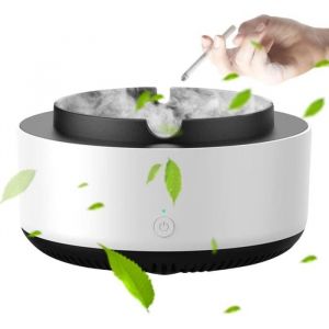 Cendrier avec Purificateur DairCendrier Sans Fumée 2 en 1Cendrier Aspirateur de FuméeCendrier de VoitureCendrier Électronique.