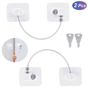 2pcs Bloque Fenêtre Sécurité Enfant Bloc Porte Securite Bebe Securite Fenetre Enfant Bloque Porte Placard Enfant Protection