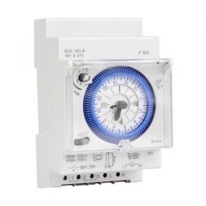 Horloge journalière analogique design classique suivi précis du temps décorative