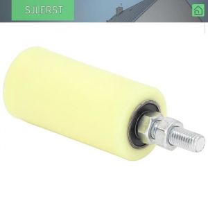 sjlerst Rouleau de Guidage Portail Coulissant en Nylon Dur - Support de Guidage Heavy Duty 100mm
