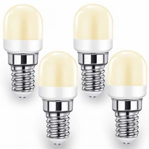 Lampe E14 LED Ampoule pour R&eacute;frig&eacute;rateur 2W SES Lampe (&eacute;quivalent 20W-25W) 140LM Blanc Chaud-3000K Lot de 4