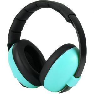 Casque anti-bruit pour b&eacute;b&eacute; enfant pliable vert XIC - R&eacute;duction de bruit 22dB - Protection auditive de sommeil