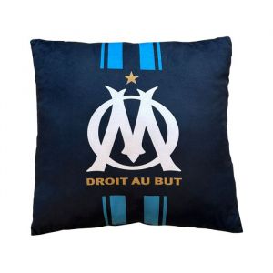 Coussin imprim&eacute; 100% Polyester - OM VELBO - Bleu - 40x40cm