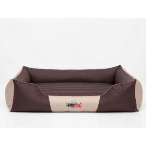 L lit pour chien PREMIUM &ndash; marron-beige