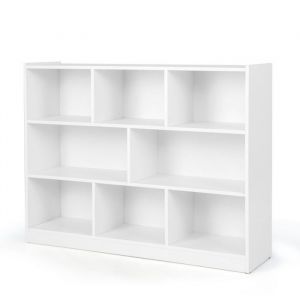 Biblioth&egrave;que enfants - HELLOSHOP26 - 8 cases - 122 x 32 x 93 cm - Bois MDF - Design moderne