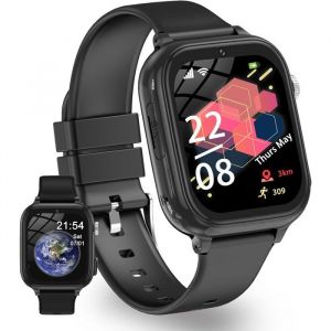 Montre Connectée Enfant Gps 4G Montre Intelligente Enfants Avec Appels Vidéo Wifi Sos Mode Classe Face Id App Store Whats