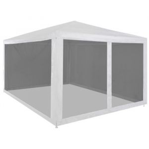 Lixada Tente de Jardin  Tonnelles Pergola  Chapiteau de Jardin  Tonnelle de Jardin Pliable avec 4 Parois en Maille 4 x 3 m