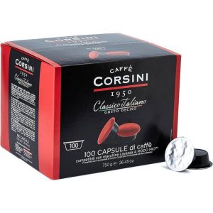 Classico Italiano. Paquet de 100 capsules compatibles Lavazza* a Modo Mio* de 75 grammes de caf&eacute; moulu