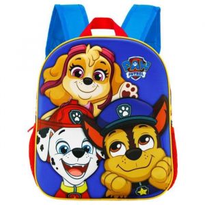 Pat Patrouille Sac à dos maternelle 3D bleu marine pour garçon 31x24x9 cm