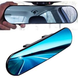 R&eacute;troviseur panoramique Kentop - Pour lint&eacute;rieur de la voiture - Universel et anti-&eacute;blouissement - Rond avec r&eacute;glage dangle
