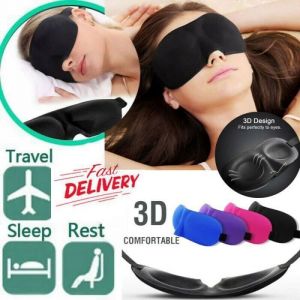 Masque de nuit 3D Ultra confort pour sommeil sieste voyage repos bien dormir et être reposé. masque de nuit