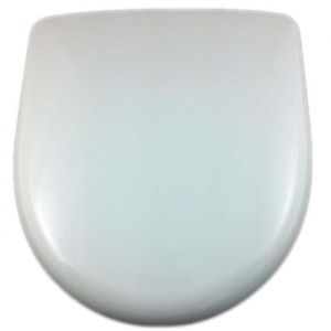 Abattant - ALLIA - ROYAN MINI - Multicompat - Blanc - Descente Ralentie - 39.8x36.7x4 cm