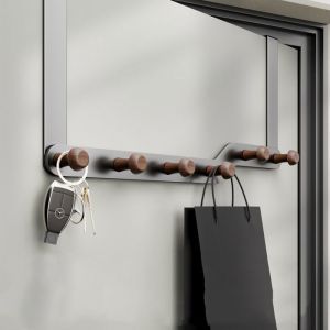 Patère de porte à suspendre 6 crochetscrochets de porte pour chambre en fer porte manteau pour rangement sacécharpevestes