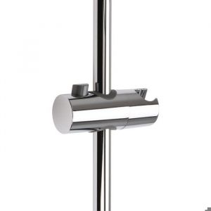 Curseur pour barre de douche chromé avec poussoir Odyssea - 25 mm