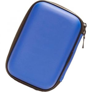 Etui Sac Housse Pochette Case Antichoc Zipp&eacute; pour Disque Durs Externes - Bleu-keeper