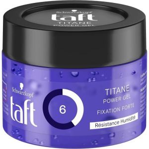 SCHWARZKOPF TAFT Titane Power Gel Cheveux - Pot de 250 ml