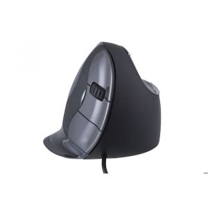 Souris Ergonomique - Evoluent - VerticalMouse D - Noir/Argent - Filaire - Poign&eacute;e de main