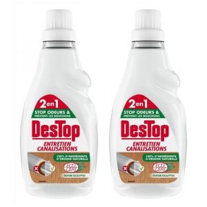 Lot de 2 Gels Ecologique Entretien des Canalisations Flacon de 750 ml