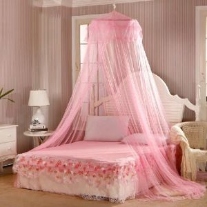 Moustiquaire Ciel de lit Romantique Rose 60*250*850cm Moustiquaire