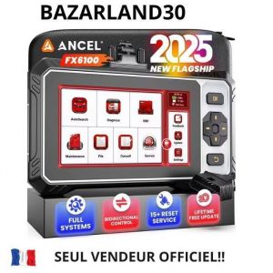 Appareil de diagnostic automobile - ANCEL - FX6100 - 15 services - TPMS - DPF - AdBlue