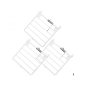 Portes de Cage pour Pigeons Lot de 3 Entr&eacute;e Unidirectionnelle en Plastique R&eacute;sistant Trappe de Pigeonnier 125 chars