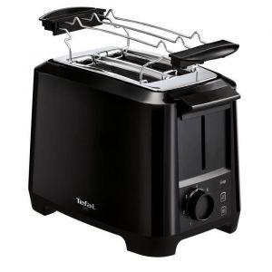 Grille-Pain - Tefal - tt1408 - Noir - 2 Tranches - 2 Emplacements