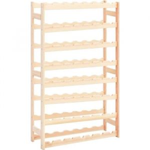 Casier à bouteille Meuble Range Bouteille Casier à Vin pour 56 bouteilles Pinède