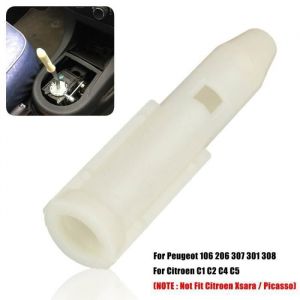 Black -2 pièces Voiture Pommeau de levier De Vitesses Manchon Adaptateur pour Peugeot 106 107 206 207 301 306 307 308 pour Citroen