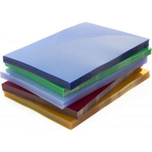 Couvertures de reliure - HERLITZ - 409035 - A4 - 25 pi&egrave;ces - Bleu