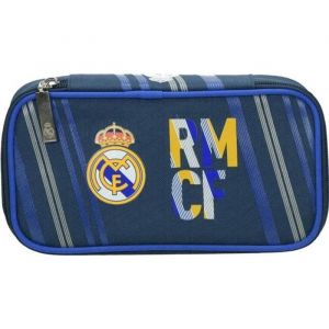 Trousse Real Madrid - REALMADRID - Bleu - 22 cm x 11 cm x 6 cm - Fermeture zippée
