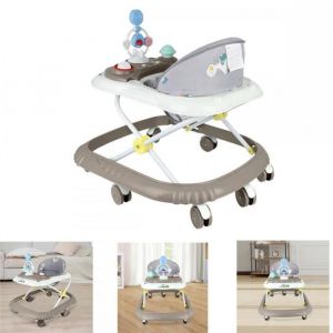 Trotteur b&eacute;b&eacute; &eacute;volutif Marron - MIPAN - Anti-renversement- Le premier trotteur de b&eacute;b&eacute; - Utilisation int&eacute;rieure et ext&eacute;rieure