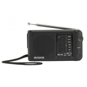 Radio portable - Aiwa - RS44 - Noir - AM/FM - Garantie 2 ans