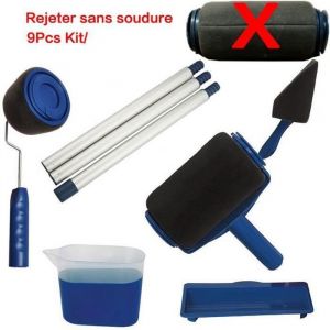 Rouleau de Peinture - PAINT RUNNER PRO - R&eacute;servoir - Anti goutte - Kit complet - Bleu