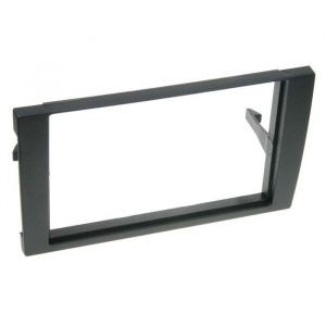 Adaptateur de fa&ccedil;ade 2-DIN pour Audi A4 B6 / B7 2002 - 2009 noir