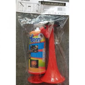 Corne de supporter avec pompe a airplus besoin de recharge.corne de brume grand mod&egrave;le 33 cm