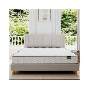 Matelas 180x200 cm - INRE Ressorts ensach&eacute;s Solide et Confortable certifi&eacute; oeko-tex &eacute;paisseur 22cm 7 zones diff&eacute;renci&eacute;es