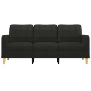 RemiseCanapé - CLIC-CLAC - à 3 places Noir 180 cm Tissu JILIMAISON2025 19241770