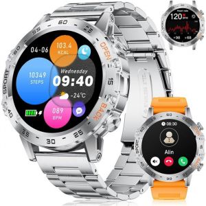 Montre Connectée Homme Avec Appel Bluetooth1.45 Amoled Écran/530Mah BatterieMontre Fitness Avec 120+ Modes SportifsMon[MON163]