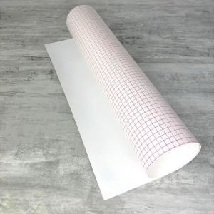 Feuille polyphane Blanc 1 m x 0.60 m adh&eacute;sive sur 1 face&eacute;paisseur 0.30 mm 30/100&egrave;me pour abat-jour Lampe - Unique