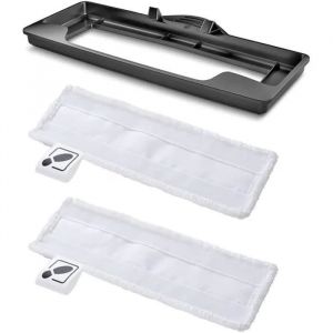 2PCS Bonnettes Microfibre pour K&auml;rcher EasyFix Cadre de Lavage de Tapis Moquette pour Karcher EasyFix SC2 SC3 SC4 SC5 2.863-269.0