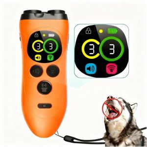 R&eacute;pulsif anti-aboiement - FIMEI - PU11 - 3 modes: ultrason/son/strobosc. - &Eacute;cran couleur - Batterie 1200mAh