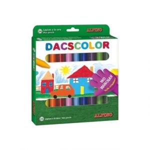 ALPINO Dacscolor Crayon cire couleurs assorties pack de 24