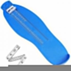 Pédimétre Enfants et Adultes - Pied Disite De Mesure Pour Déterminer La Pointure 18 à 47 et Ruban à mesurer de 15m - bleu