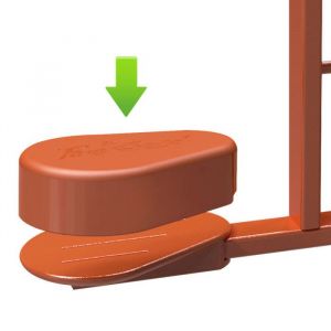 PonyCycle P&eacute;dale Pad pour Mod&egrave;le E Cheval Jouet &ndash; Compatible avec Mod&egrave;le E Taille 3 et Taille 4 &ndash; Marron