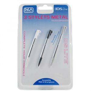 3 STYLETS METAL TELESCOPIQUES / ACCESSOIRE NINTEND