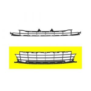 GRILLE DE PARE-CHOC AVANT >09  SPORT INFERIEUR NOIR pour PEUGEOT - 207 - 3P-5P