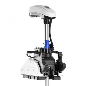 Moteur de P&ecirc;che &agrave; la Tra&icirc;ne Electrique-Duoku-12 V 2495 kg-Moteur Hors-Bord Deau Sal&eacute;e Mont&eacute; sur Proue &agrave; 10 Vitesses-avec GPS