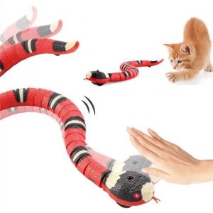Jouet Serpent - ZGEER - Jouet en Plastique - Interactif - Pour Chats - Intérieur